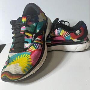 Brooks Trace 2 Lisa Congdon Running Shoes Womens 8 Multicolor Mesh 1103881D074